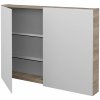 Dreja Dvojdverová zrkadlová skrinka PREMIUM GA2E 100 - D17 Colorado