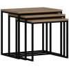 Odkladací stolík Evia Walnut, 3 ks