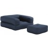 sofa CUBE (futónová pohovka) 90*190 cm navy 737