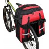 Multifunkčná taška 3v1 na zadný nosič kolesa - Červená, 70 litrov
