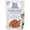 Brit Care Cat Sterilized Fillets in Jelly with Hearty Duck & Tender Turkey 85 g