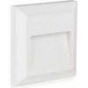 V-TAC Biele hranaté LED svietidlo na schody 2W IP65, Teplá biela 2500 - 3000K