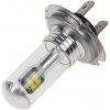 LED H7 biela 12-24V, 8LED/5W