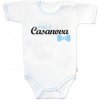Body krátky rukáv s vtipným textom Baby Nellys, Malý Casanova, chalan, veľ. 86, 86 (12-18m)