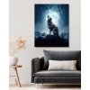 ZUTY Obrazy na stenu - Vlk vyje na mesiac Rámovanie: bez rámu a bez vypnutia plátna, Rozmer: 40x50 cm