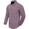 Helikon-Tex košeľa Covert Concealed Carry Shirt - SCARLET FLAME CHECKERED (Ľahká klasická košeľa so skrytými prvkami ako náprsné vrecko na zips, mikrovlákno pre čistenie okuliarov či rýchle rozopnutie
