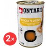 Ontario Drink Vývar pre mačky kurací 2× 135 g