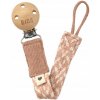 Bibs Paci Braid klip na cumlík Blush / Ivory