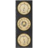 MPM-TIME Barometer 8081 s teplomerom a vlhkomerom - šedo-zlatý - E16.4659.9080.006874