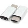 Adaptér PREMIUMCORD USB 3.1 C/male - USB 2.0 Micro-B/ženské, strieborná (kur31-06)