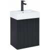 Roca Reef umývadlo so skrinkou 44.6 cm čierna A852446532