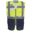Yoko Reflexná multifunkčná vesta HVW820 Hi-Vis Yellow L