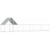 vidaXL Kurín 8x2x2 m, pozinkovaná oceľ 144558
