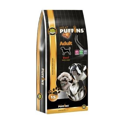 Puffins Adult Beef 15 kg