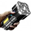 HUR VOJENSKÁ MULTIFUNKČNÍ VYHLEDÁVACÍ BATERKA GENETIC® 5 LED COB USB