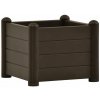 STEFANPLAST Kvetináč, vyvýšený záhon ITALIA 43x43x35cm moka