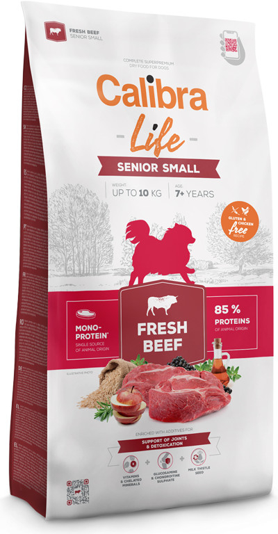 Calibra Dog Life Senior Small Fresh Beef 1,5 kg