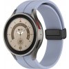 eses Silikónový remienok s magnetickou sponou pre Samsung Galaxy Watch 4, 5, 6, 7 - Modro fialový