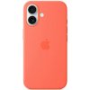 APPLE iPhone 16 Silicone Case with MS - Tangerine MDGN4ZM/A