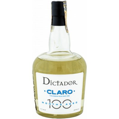 Dictador Claro 8y 40% 0,7 l (čistá fľaša)