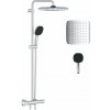 Grohe Vitalio Comfort sprchová súprava nástenná s termostatom s dažďovou sprchou StarLight Chrome 26696001