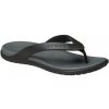 Pánske žabky Crocs Coast Flip Veľkosť topánok (EU): 46-47 / Farba: čierna/sivá