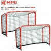 MPS SET - 2 ks florbalové skladacie bránky - 90 x 60 cm - kovové