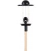 Esschert Design XL Kŕmidlo Stick na tyči 131 cm přírodní černá