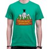 Fajntričko V Turistické tričko - Láska hory prenáša, Farba zelená, Strih/ Variant Pánsky/UNISEX