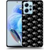 Picasee silikónový čierny obal pre Xiaomi Redmi Note 12 4G - Separ - White On Black