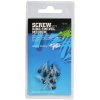 Giants fishing Štipec s obratlíkom a krozžkem Screw with Ring Swivel Medium 10ks