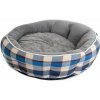 Verk 19505 Posteľ pre psov alebo mačky, okrúhla, šedo-modrá