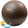 Gymnastická lopta HMS YB02 65CM ANTI-BURST bronzová + pumpa