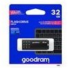 Goodram USB flash disk, USB 3.0, 32GB, UME3, čierny, UME3-0320K0R11, USB A, s krytkou