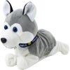 LeanToys Interaktivní plyšový pes Husky na baterie