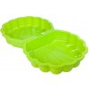 Pieskovisko-bazénik Mušle - 2 ks svetlo zelené
