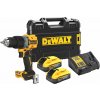 DCD805H2T DEWALT 18V XR AKU BEZUHLÍKOVÁ PŘÍKLEPOVÁ VRTAČKA, 2 X POWERSTACK BATERIE 5,0 AH, NABÍJEČKA, KUFR