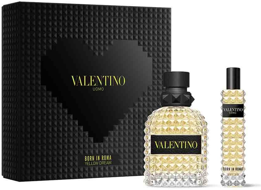 Valentino Uomo Born In Roma Yellow EDT 50 ml + EDT 15 ml darčeková sada