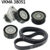 Ozubený klinový remeň - Sada SKF VKMA 38051 (VKMA38051)