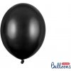 Latexový balón metalický 30cm - čierny (Metalické balóny extra silné v krásnych farbách.)
