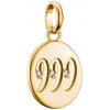 THOMAS SABO CONNECT prívesok charm Angel number 999 with stones gold-plated CC1256-414-14