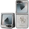 Guess PU 4G Metal Logo Zadný Kryt pre Samsung Galaxy Z Flip 6 Pink