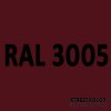 RAL 3005 uretánová auto farba lesklá alebo matná 1 liter + tužidlo + riedidlo (RAL3005 WINE RED originálny odtieň uretánovej farby s lakom ( ČSN 8390 ))