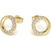 Žatecký Zlaté briliantové náušnice 23208Z