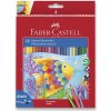 Akvarelové pastelky Faber-Castell - 48 farieb + štetec