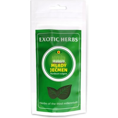 Exotic Herbs MLADÝ ZELENÝ JAČMEŇ 100% sušenom stave V PRÁŠKU 75 g