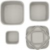 KikkaBoo Súprava boxov na desiatu 3 ks Platinum Silicone Sand