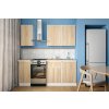 Casarredo MATTINA kuchynská linka 140, dub sonoma-biela