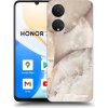 Picasee silikónový čierny obal pre Honor X7 - Cream marble