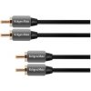 KRUGERMATZ Kábel 2x Cinch konektor/2x Cinch konektor 3m KRUGER & MATZ KM0306